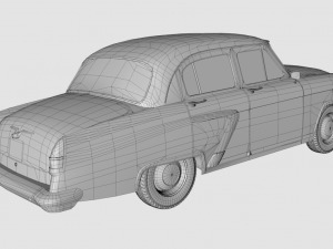 gaz volga sedan 1968 Modelo 3D