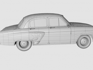 gaz volga sedan 1968 Modelo 3D