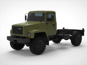 gaz 3308 sadko 3D Model