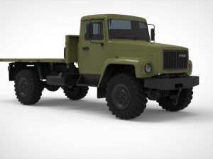 gaz 3308 sadko 3D Model