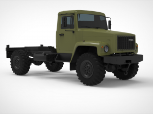 gaz 3308 sadko 3D Model