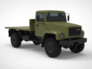 gaz 3308 sadko 3D Model