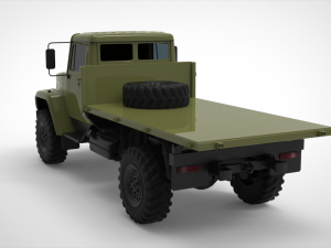 gaz 3308 sadko 3D Model