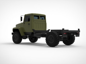 gaz 3308 sadko 3D Model