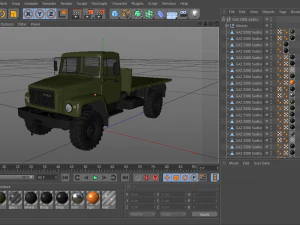 gaz 3308 sadko 3D Model
