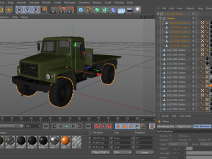 gaz 3308 sadko 3D Model
