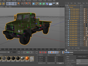 gaz 3308 sadko 3D Model