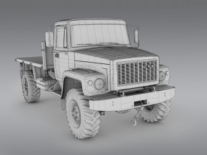 gaz 3308 sadko 3D Model