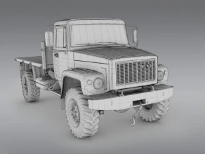 gaz 3308 sadko 3D Model
