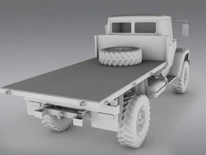 gaz 3308 sadko 3D Model