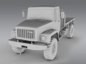 gaz 3308 sadko 3D Model