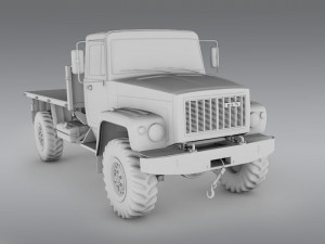 gaz 3308 sadko 3D Model