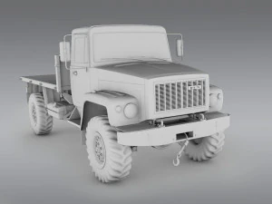 gaz 3308 sadko 3D Model