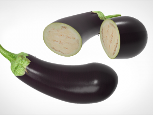 aubergine 3Dモデル