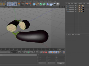 aubergine 3D Model