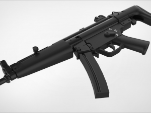 mp5 - realistic model 3D Model
