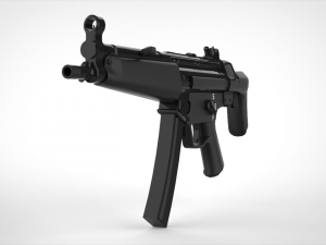 mp5 - realistic model 3D Model