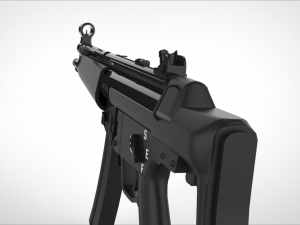 mp5 - realistic model 3D Model