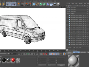 mercedes-benz sprinter 318 cdi 3D Model
