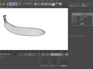 banane Modèle 3D
