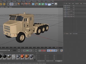 oshkosh m1070 3D Модель