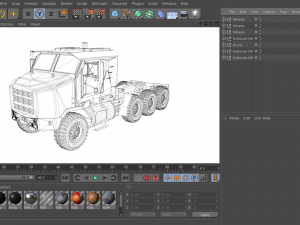 oshkosh m1070 3D Модель