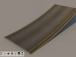 18 street road - realistic 3D Model
