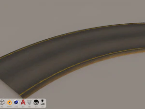 18 street road - realistic 3D Model