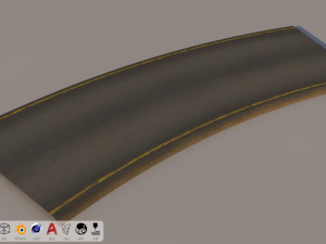 18 street road - realistic 3D Model