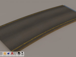 18 street road - realistic 3D Model