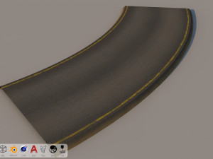 18 street road - realistic 3D Model