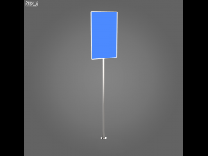 23 street signs Model 3D