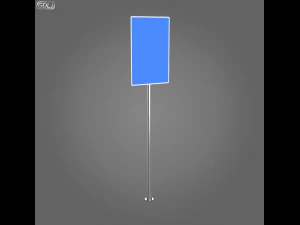 23 street signs 3D Model