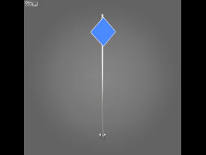 23 street signs 3D Model