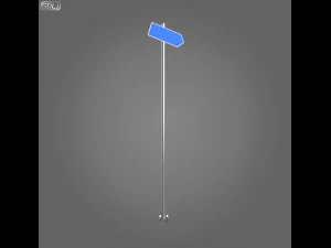 23 street signs 3D Model