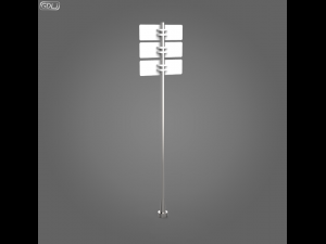23 street signs Model 3D