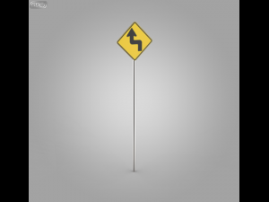 38 street signs Model 3D