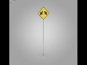 38 street signs 3D Model