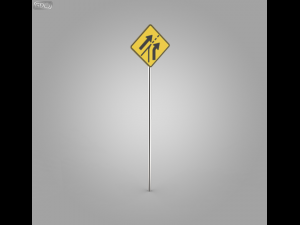 38 street signs Model 3D
