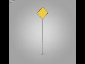 38 street signs 3D Model