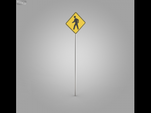38 street signs Model 3D