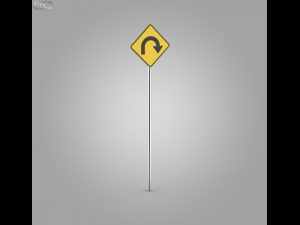 38 street signs Model 3D