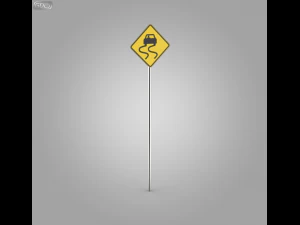 38 street signs 3D Model