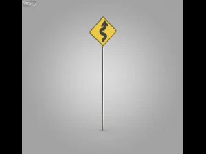 38 street signs 3D Model