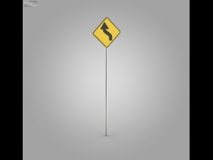 38 street signs Model 3D