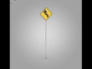 38 street signs 3D Model