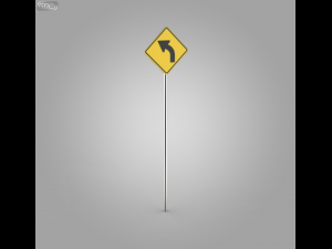 38 street signs Model 3D