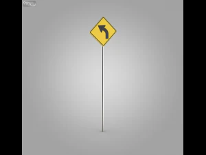 38 street signs 3D Model
