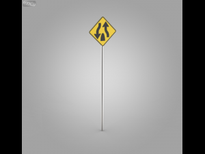 38 street signs Model 3D