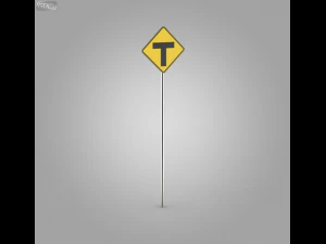 38 street signs 3D Model